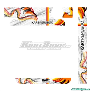 Stickers for X30 Radiator, Big, Kart Republic